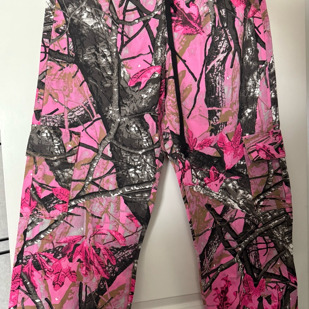 Pink camo pants